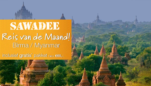 Myanmar is Reis van de Maand bij Sawadee