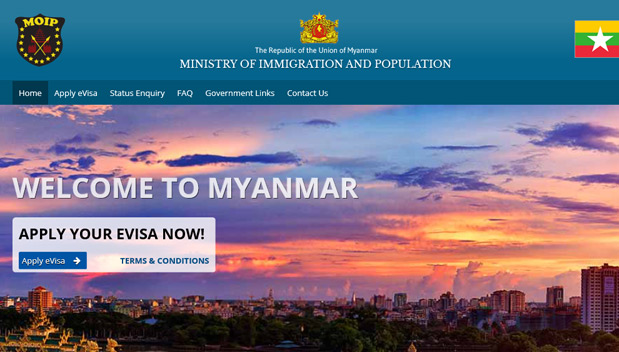 Myanmar opent online e-visum systeem